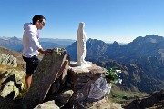 53 Alla Madonnina del Pietra Quadra con vista in Arera